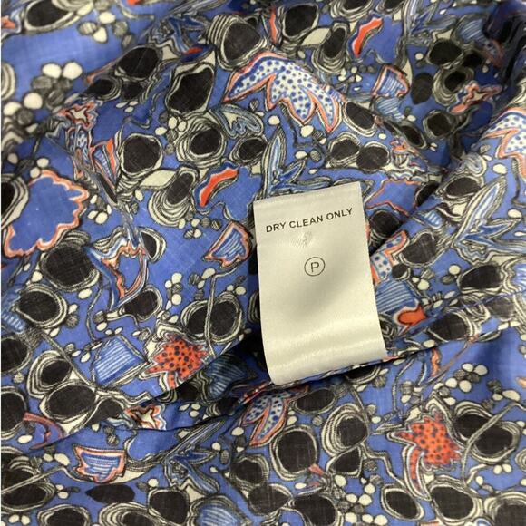 Hunter Bell The Hampton Dress In Geo Bloom Print Size Small Puff Shoulder Wrap - Picture 12 of 12